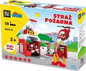 Opakowanie Klocki Blocki Mubi Straż Pożarna 59 el.