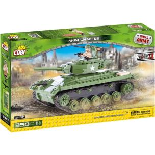 Opakowanie Klocki small army 350 klocków czołg M24 Chaffee 2457