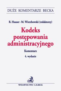 Okładka książki Kodeks post.administracyjnego DużeKomBecka17