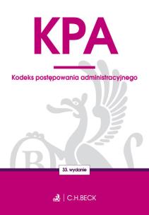 Okładka książki Kodeks postępowania administracyjnego