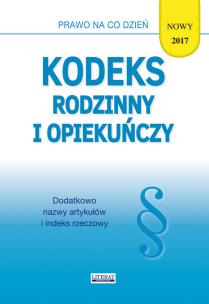 Okładka książki Kodeks rodzinny i opiekuńczy