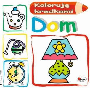 Okładka książki Koloruję kredkami Dom
