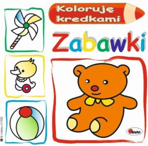 Okładka książki Koloruję kredkami Zabawki