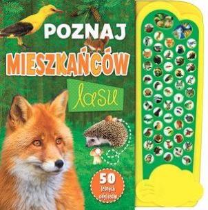 Okładka książki Książeczka dźwiękowa. Poznaj mieszkańców lasu