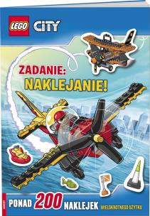 Okładka książki Lego City Zadanie naklejanie