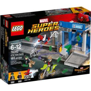 Okładka książki Lego SUPER HEROES 76082 Walka o bankomat
