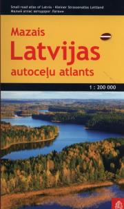 Opakowanie Łotwa atlas samochodowy 1:200 000