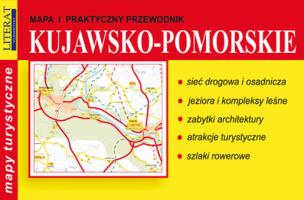 Okładka książki Mapa woj. kujawsko-pomorskiego