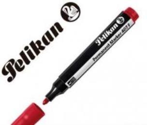 Opakowanie Marker Permanentny 407F Czerwony (10szt)