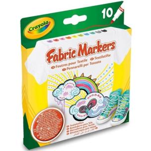 Opakowanie Markery do tkanin Crayola Fabric Markers 10 kolorów
