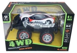 Opakowanie Monster truck zdalnie sterowany biało-pomaranczowy