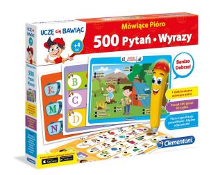 Okładka książki MÓWIĄCE PIÓRO 500 PYTAŃ WYRAZY