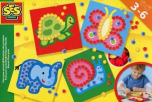 Opakowanie Mozaika z pomponików