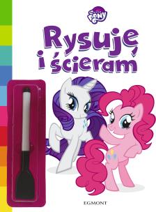 Okładka książki My Little Pony. Rysuję i ścieram