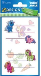 Opakowanie Naklejki na zeszyty koniki