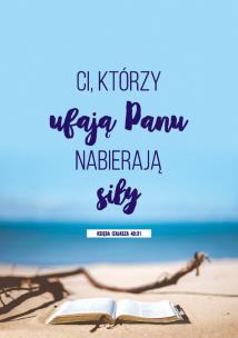 Opakowanie Notatnik A5 Ci, którzy ufają Panu, nabierają siły