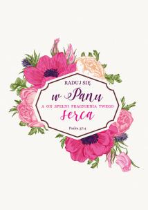 Opakowanie Notatnik A5 - Raduj się w Panu, a On spełni pragnienia Twego serca