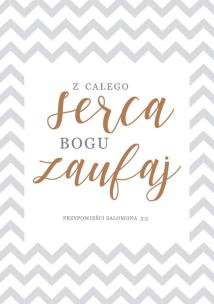 Opakowanie Notatnik A5 - Z całego serca Bogu zaufaj