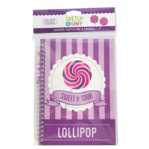 Opakowanie Notes pachnący zestaw z ołówkiem Lizak