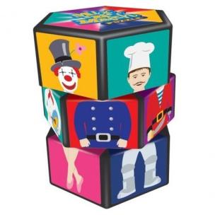 Obręcane puzzle postacie. Wydawca: Majdan Zabawek. Multiszop.pl Opakowanie Obręcane puzzle postacie
