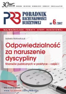 Okładka książki Odpowiedzialnosć za naruszenie dyscypliny finansów publicznych w praktyce część 1