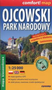 Opakowanie Ojcowski Park Narodowy mapa kieszonkowa 1:25000