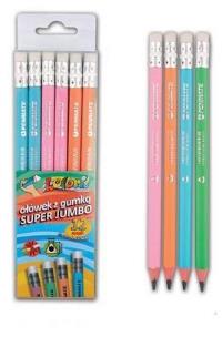 Opakowanie Ołówek Penmate z gumką terókątny HB 12szt.pud.