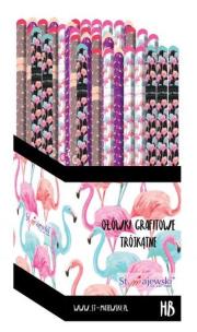 Opakowanie OŁÓWEK TRÓJKĄTNY 72SZT HB FLAMINGOS