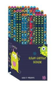 Opakowanie OŁÓWEK TRÓJKĄTNY 72SZT HB MONSTER