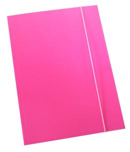 Opakowanie Papierowa teczka z gumką neon 600g