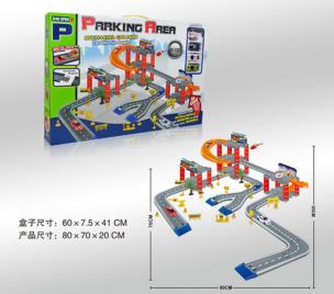 Opakowanie Parking 3 poziomy rozmiar po rozłożeniu 80 x 70 x 20