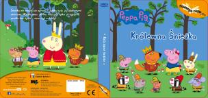 Okładka książki Peppa Pig.Królewna Śnieżka . KARTONÓWKA
