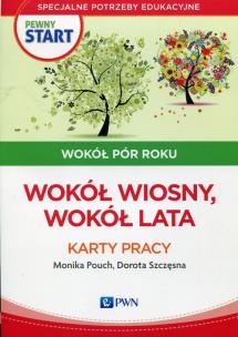 Okładka książki Pewny start Wokół pór roku Karty pracy Wokół wiosny wokół lata