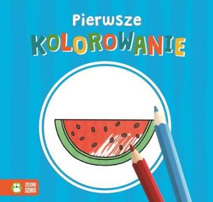 Okładka książki Pierwsze kolorowanie Niebieska