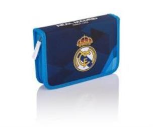 Opakowanie Piórnik  pojedyńczy z wyposażeniem 2 klapowy W2 RM-82 Real Madrid (503017005)