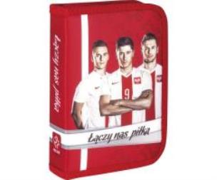 Opakowanie Piórnik PZPN pojedyńczy bez wyposażenia 2 klapowy 1BW2 PZ-10 (503016021)