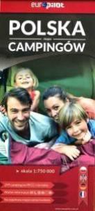 Okładka książki Polska mapa campingów 1:750 000