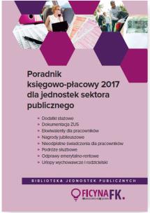 Okładka książki Poradnik księgowo-płacowy 2017 dla jednostek sektora publicznego