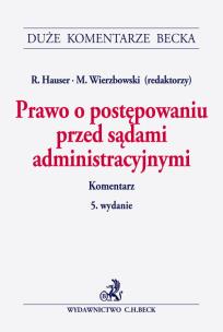 Okładka książki Prawo o postępowaniu przed sądami administr w5
