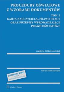 Okładka książki Procedury oświatowe z wzorami dokumentów Tom 2