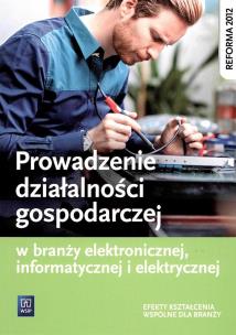 Okładka książki Prowadzenie działalności gospodarczej w branży elektroniczne