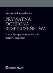 Okładka książki Prywatna ochrona bezpieczeństwa