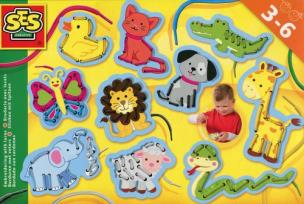 Opakowanie Przeplatanie otworów sznurówkami Zwierzęta