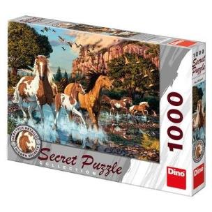 Opakowanie Puzzle 1000 Sekretna kolekcja Konie DINO