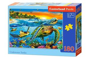 Okładka książki Puzzle 180 el.:Underwater Turtles/ B-01321