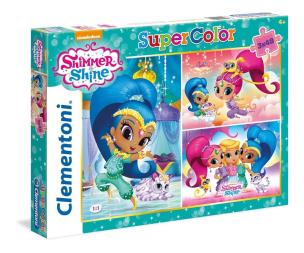 Okładka książki PUZZLE 3 x 48 SUPER KOLOR Shimmer and shine