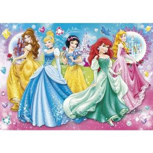 Okładka książki Puzzle Mini 54 el. Księżniczki