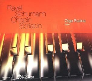 Okładka książki Ravel, Schumann, Chopin, Scribin. Olga Rusina CD