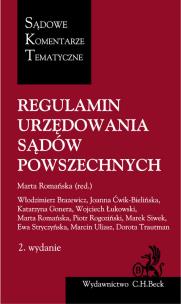 Okładka książki Regulamin urzędowania sądów powszechnych