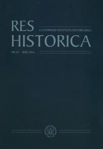 Opakowanie Res Historica Tom 42